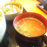 京都 丹波黒地鶏かずき - 地鶏スープ