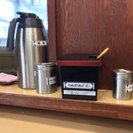 そばの神田 東一屋 - コンディメンツ。