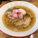 Mari iida - 【2019年04月】鶏清湯＠780円＋味玉＠150円、提供時、