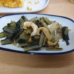 一富士 - 菜っ葉の煮物（多分150円）
