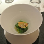 リストランテ カノフィーロ - 小豆菜と浅蜊のおひたし