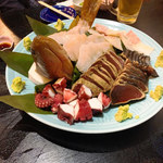 海の台所 たこつぼ - 刺身盛り合わせ