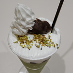 ルチアーノ ビオ銀座 - 西尾の抹茶とタピオカのスペシャルパフェ