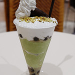 ルチアーノ ビオ銀座 - 西尾の抹茶とタピオカのスペシャルパフェ