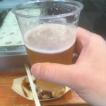 はなだこ - ビールと一緒にたこ焼き（＾_＾）