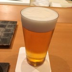 Nihon Ryouri Suiren - グラスが軽くていい塩梅に冷えていて、間違いない。