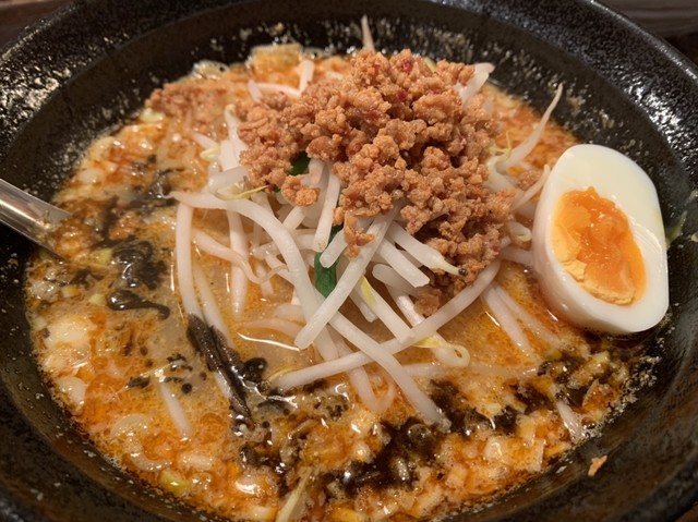 担々麺 梟 フクロウ 薬院大通 担々麺 食べログ