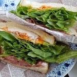 Jikyuu Jisoku - 鴨肉のローストとタマゴのサンドイッチ