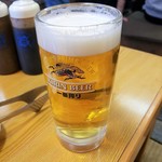 厚木シロコロホルモン焼 千代乃 - 中生で乾杯！