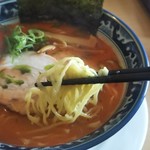 らぁ麺屋まるみ - 手もみ中細麺