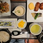 ホテルサンフレックス鹿児島 - 麦とろ。