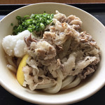 味泉 - 肉ぶっかけうどん冷小480円(税込)