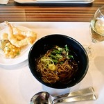レストランイペア - そば。天ぷら乗せて。
