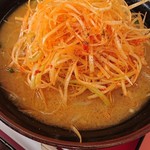 くるまやラーメン　 - ネギ味噌ラーメン ネギまし 大盛