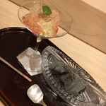 はらまさ - 甘味：黒ゴマアイス、マスカルポーネのムース