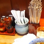 つけそば 神田 勝本 - 薬味類