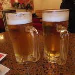 天然居 - 生ビールで乾杯　【　２０１１年１１月　】