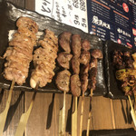 炭火焼鳥とりだん - 
      焼き鳥〜
      せせり、こころ、ずり、ねぎま、ホルモン
      