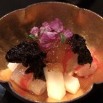 まき村 - 車海老、長芋、しめり海苔、美味出汁ジュレ