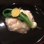 まき村 - 毛蟹の椀 鶯菜