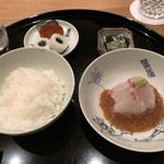 まき村 - 淡路島産真鯛の鯛茶漬け