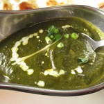 レストラン　ガンジー - グリーンチキンカレー