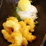 きずな - 海老天丼アップで