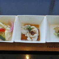 中国菜 老四川 飄香 銀座三越店 - 本日の前菜三種