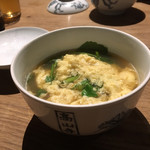 圓谷 - 種々貝と芹の玉子とじ