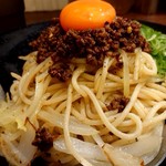 元祖台湾カレー - 真横から撮影の台湾スパゲッティ