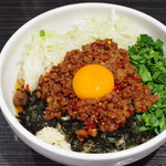 らーめんまぜそば あらし - 台湾まぜそば、大盛、辛め