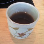 Ginza Shabutsuu Yoshinosasa - 豚・黒豚しゃぶセット(110g) 1365円 のお茶