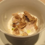 フォリオリーナ・デッラ・ポルタ・フォルトゥーナ - 野生の雉の胸肉と内臓を使った