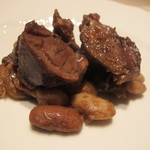 フォリオリーナ・デッラ・ポルタ・フォルトゥーナ - 猪の脛肉のアップ