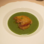 フォリオリーナ・デッラ・ポルタ・フォルトゥーナ - フォアグラと黒キャベツのスープ