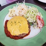 洋食　キッチン69 - チーズハンバーグ2019.04.29