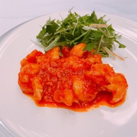 中国料理 星ヶ岡 - 海老のチリソース