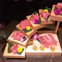 焼肉割烹 YP流 宗右衛門町本店 - 190125コース花の階段盛り
