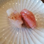 鮨し人 - 白エビ　甘エビ