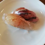 鮨し人 - ヒラメ　アジ