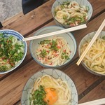 三嶋製麺所 - 四人で小５杯