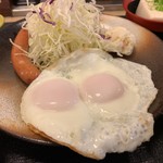 松乃家 - ソーセージエッグ定食