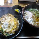 かんべや - かんべや親子丼セット.JPG