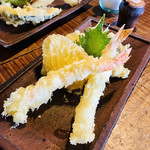 そば草香 - 天ぷら❤︎衣が薄くて海老はプリップリ❤️
      最高！！