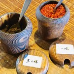 そば草香 - 一味と黒七味