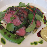 オーストリア産牛リブロース肉のグリエ パセリにんにくのブルゴーニュ風