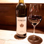 餃子とスパークリング バブルス - パワーズ・マルベック