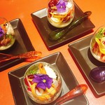 創作Dining Sushi　きくち - 前菜　宝石箱