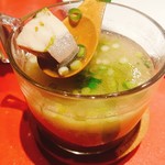 創作Dining Sushi　きくち - 味噌スープ　アラがいっぱい