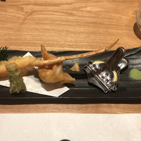 いぶき 東京駅 TEKKO avenue - ７．雲丹薯蕷揚げとずわい蟹の天麩羅